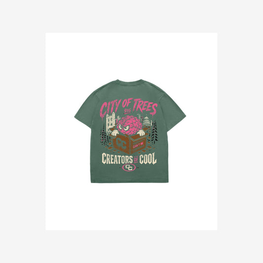 City Of Trees Vintage Green
